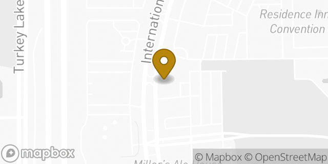 Map showing the location of Subway in Orlando, FL 32819