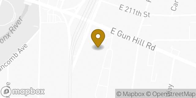 Map showing the location of Amazon Locker - Proximal in Bronx, NY 10467