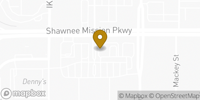 Map showing the location of Starbucks in Merriam, KS 66202