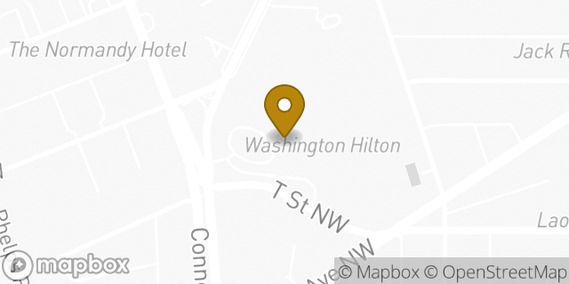 Map showing the location of Hertz in Washington, DC 20009