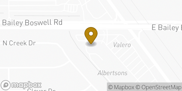 Map showing the location of The UPS Store in Saginaw, TX 76179
