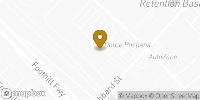 Map showing the location of Amazon Locker - Evelina in Sylmar, CA 91342