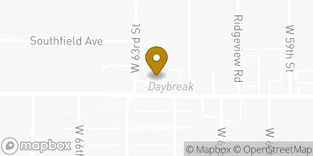 Map showing the location of Subway in Cleveland, OH 44144