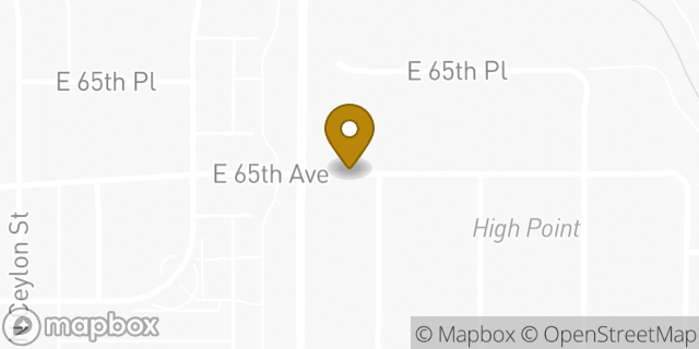 Map showing the location of ATM 7ELEVEN, INC. in Denver, CO 80249