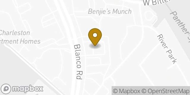 Map showing the location of Amazon Locker - Willow in San Antonio, TX 78216