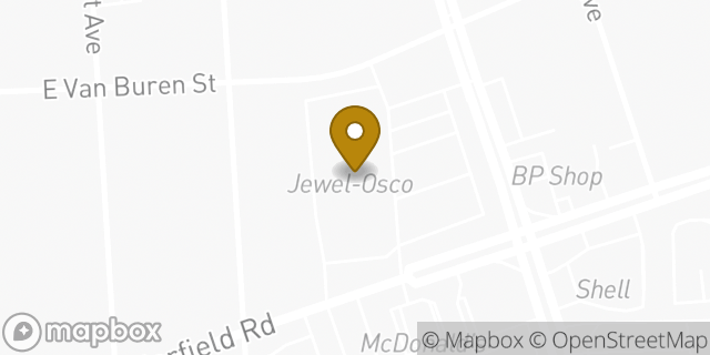 Map showing the location of Coinme in Elmhurst, IL 60126