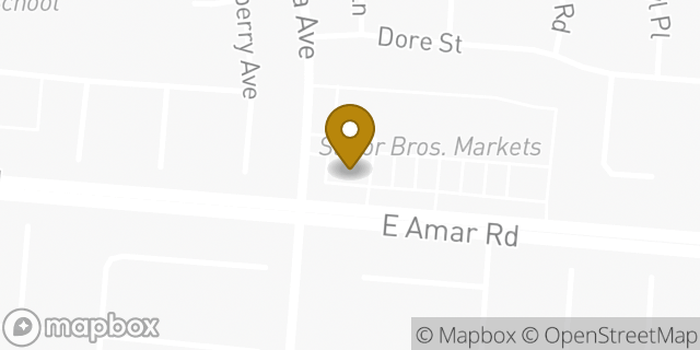 Map showing the location of Subway in West Covina, CA 91792