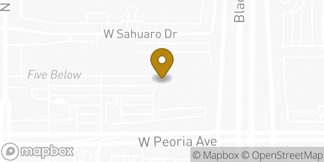 Map showing the location of Amazon Locker - Purpura in Phoenix, AZ 85029