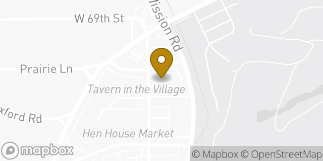 Map showing the location of Starbucks in Prairie Village, KS 66208