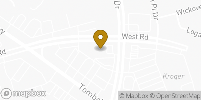 Map showing the location of AutoZone in Houston, TX 77086