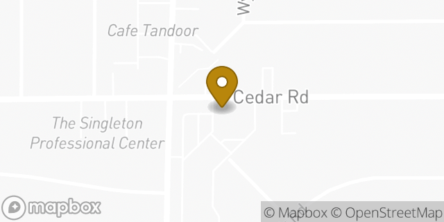 Map showing the location of Amazon Locker - Volume in University Heights, OH 44118