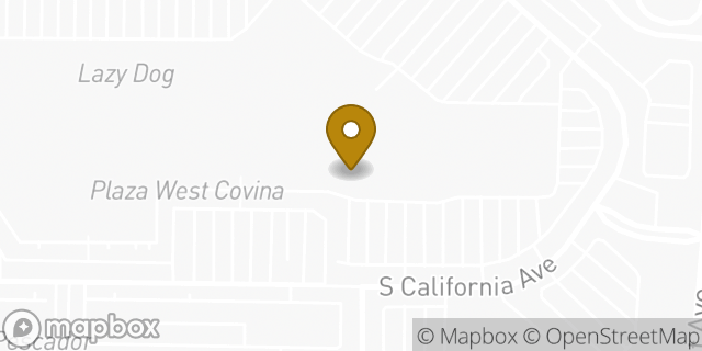 Map showing the location of Baskin-Robbins in West Covina, CA 91790