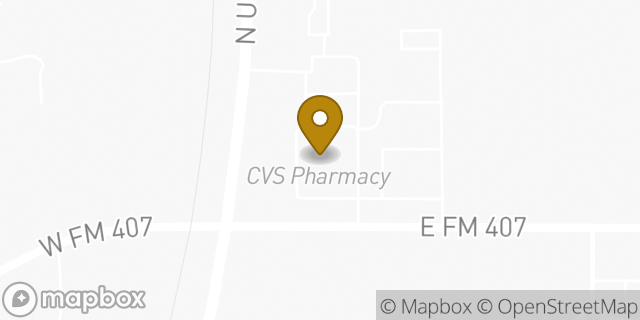 Map showing the location of ATM CVS in Argyle, TX