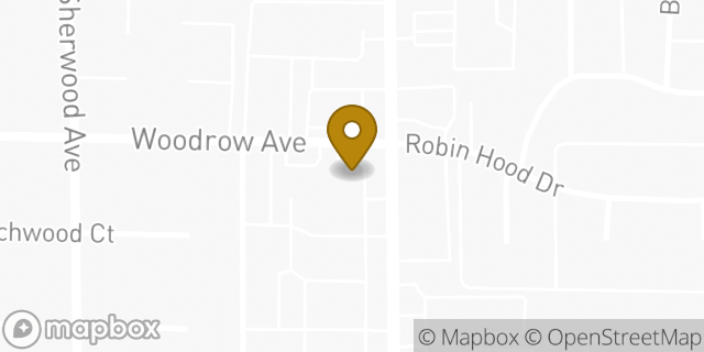 Map showing the location of 7-Eleven in Modesto, CA 95350