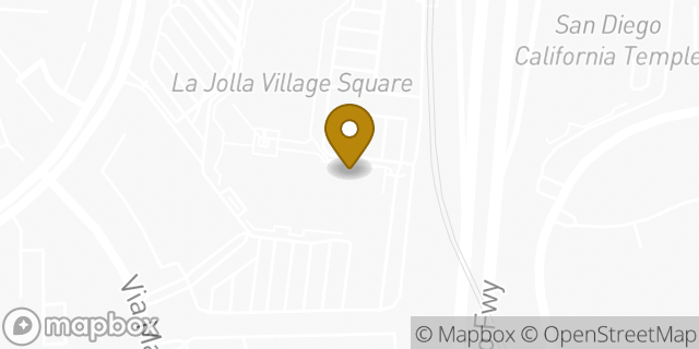Map showing the location of Amazon Locker - Sacey in La Jolla, CA 92037