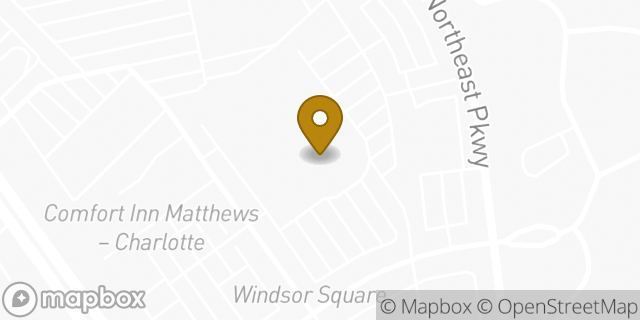 Map showing the location of Sam's Club Bakery in Matthews, NC 28105