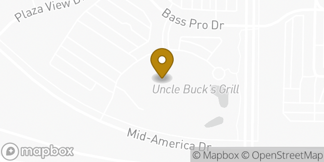 Map showing the location of Bass Pro Shops in Council Bluffs, IA 51501