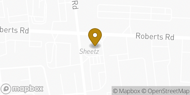 Map showing the location of ATM Sheetz in Columbus, OH 43228