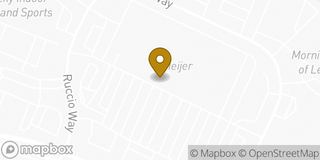 Map showing the location of Meijer in Lexington, KY 40503