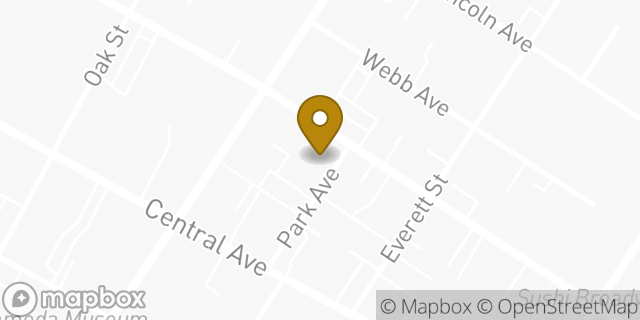 Map showing the location of Citibank in Alameda, CA 94501