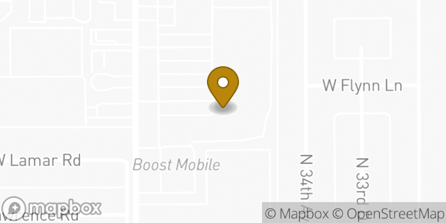 Map showing the location of Amazon Locker - Backlog in Phoenix, AZ 85051