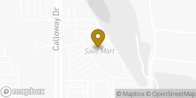 Map showing the location of Coinme in Bakersfield, CA 93312