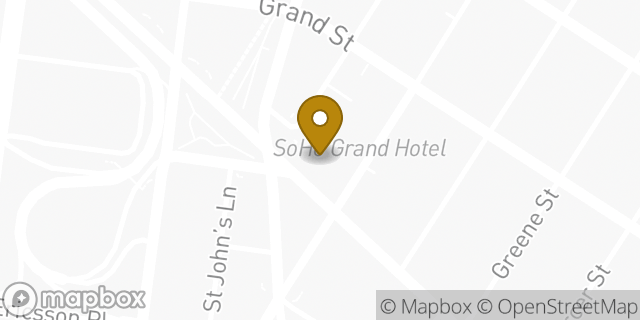 Map showing the location of The UPS Store in New York, NY 10013