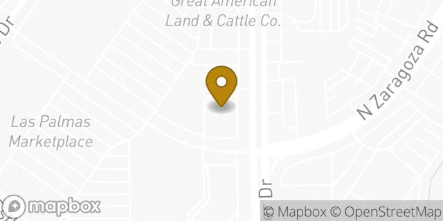 Map showing the location of ATM Walgreens in El Paso, TX
