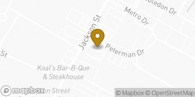 Map showing the location of McDonald's in Alexandria, LA 71303