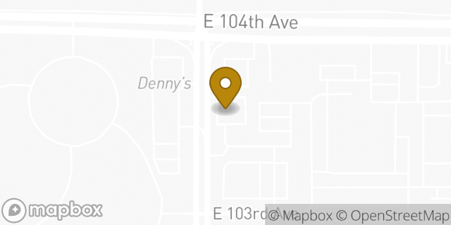 Map showing the location of Enterprise Rent-A-Car in Thornton, CO 80229